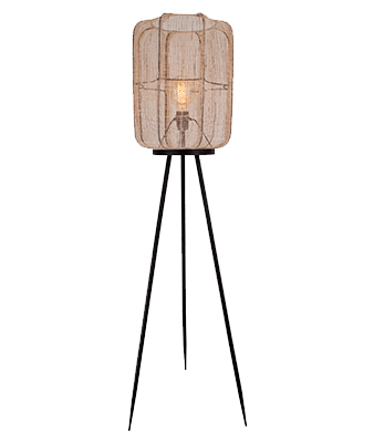 Nature jute vloerlamp
