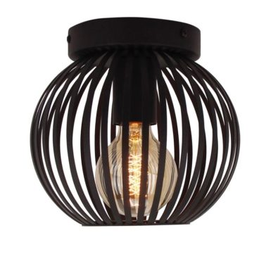 Zwarte Chericoni Curvato plafondlamp
