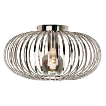 Chericoni Curvato plafondlamp van 40 cm in chroom