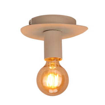 Colorato Plafondlamp – 1-lichts design in cream voor sfeervolle verlichting