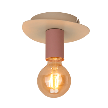 Colorato plafondlamp – 1-lichts – pink – stijlvolle verlichting