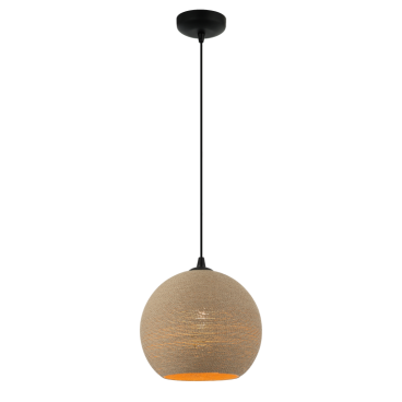 Chericoni Carpi Hanglamp van hout – Ø25 cm, ideaal voor een warme, rustieke sfeer