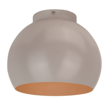 Stijlvolle grijze Chericoni Occhio plafondlamp, Ø25 cm, elegant en tijdloos