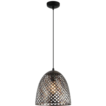 Pavia hanglamp van Chericoni (Ø30 cm) in zwart metaal – ideaal voor boven de eettafel, in de keuken of hal.