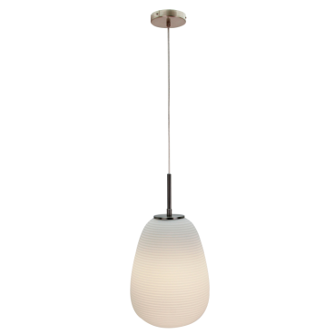 De witte Costola hanglamp (Ø 24 cm) is stijlvol en aanpasbaar. Kies een E27 lichtbron die bij jouw interieur past en creëer de perfecte ambiance!